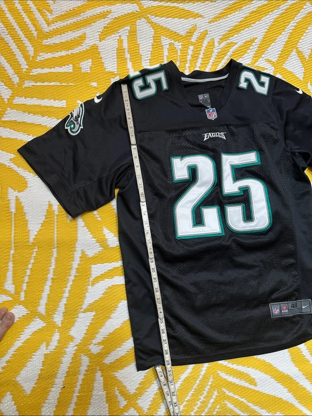 Nike Black Philadelphia Eagles #25 Men's Football Jersey